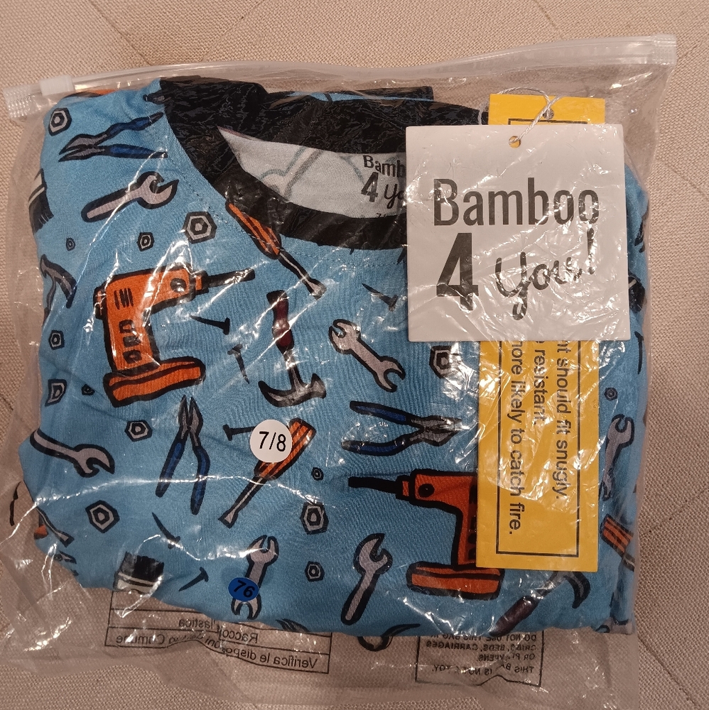 Little Sleepies Tools (Bamboo 4 You) Two Piece Set 7/8
